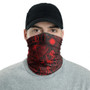 Marshall Islands Neck Gaiter - Turtle Hibiscus Red 2