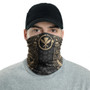 Hawaii Neck Gaiter - Floral Tattoo Gold 2