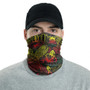 Tuvalu Neck Gaiter - Turtle Hibiscus Reggae 2