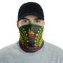 New Caledonia Neck Gaiter - Tribal Pattern Reggae 2