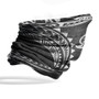 Vanuatu Neck Gaiter - Tribal Pattern White 4