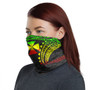 Wallis And Futuna Neck Gaiter - Tribal Pattern Reggae 1