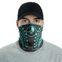 Yap Neck Gaiter - Tribal Pattern Turquoise 2