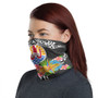 Tahiti Neck Gaiter - Tribal Floral Pattern 1