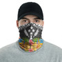 Kosrae Neck Gaiter - Tribal Floral Pattern 2