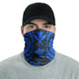 Hawaii Neck Gaiter - Turtle Tentacle Blue 2