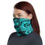 Guam Neck Gaiter - Turtle Tentacle Turquoise 1