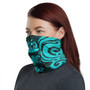 Vanuatu Neck Gaiter - Turtle Tentacle Turquoise 1