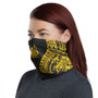 New Caledonia Neck Gaiter - Polynesian Pattern Gold 1