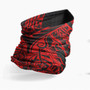 Kosrae Neck Gaiter - Polynesian Pattern Red 3