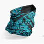 Niue Neck Gaiter - Polynesian Pattern Turquoise 3