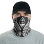 Guam Neck Gaiter - Polynesian Pattern White 2