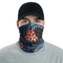 Cook Islands Neck Gaiter - Plumeria Blue 2