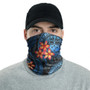 Samoa Neck Gaiter - Plumeria Blue 2