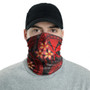 Hawaii Neck Gaiter - Plumeria Red 2