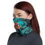 Federated States of Micronesia Neck Gaiter - Plumeria Turquoise 1