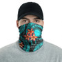 Marshall Islands Neck Gaiter - Plumeria Turquoise 2