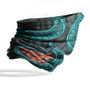 Tokelau Neck Gaiter - Plumeria Turquoise 4