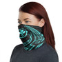 Hawaii Neck Gaiter - Tribal Wave Turquoise 1