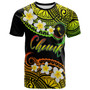 Chuuk Custom Personalised T-Shirt - Plumeria Polynesian Vibe Reggae 1