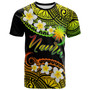 Nauru Custom Personalised T-Shirt - Plumeria Polynesian Vibe Reggae 1