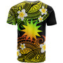 Nauru Custom Personalised T-Shirt - Plumeria Polynesian Vibe Reggae