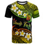 New Caledonia Custom Personalised T-Shirt - Plumeria Polynesian Vibe Reggae 2
