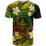 Palau Custom Personalised T-Shirt - Plumeria Polynesian Vibe Reggae