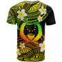 Pohnpei Custom Personalised T-Shirt - Plumeria Polynesian Vibe Reggae