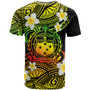 Samoa Custom Personalised T-Shirt - Plumeria Polynesian Vibe Reggae