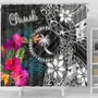 Chuuk Shower Curtain - Turtle Floral 4