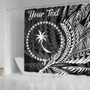 Chuuk State Shower Curtains - Custom Personalised Wings Style 2