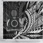 Cook Islands Shower Curtains - Wings Style 3