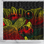 Chuuk Shower Curtain Turtle Hibiscus Reggae 3