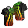 Cook Islands Hawaiian Shirts - Reggae Polynesian Tentacle Tribal Pattern 1