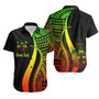 Fiji Custom Personalised Hawaiian Shirts - Reggae Polynesian Tentacle Tribal Pattern Crest 1