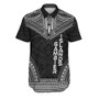 Gambier Islands Polynesian Chief Hawaiian Shirts - Black Version 1