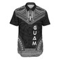 Guam Polynesian Chief Hawaiian Shirts - Black Version 1
