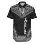 Tokelau Polynesian Chief Hawaiian Shirts - Black Version 1