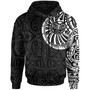 Polynesian Custom Personalised Hoodie - Maori Warrior Tattoo Full Color