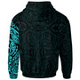 Polynesian Custom Personalised Hoodie - Maori Warrior Tattoo Full Color