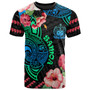 Samoa T-Shirt - Polynesian Pride with Hibicus Flower Tribal Pattern