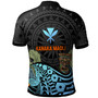 Kanaka Maoli Polo shirt - Custom Personalised Kamehameha King and Tiki Mask Polynesian Culture