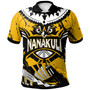 Hawaii Custom Personalised Polynesian Polo Shirt - Nanakuli High & Intermediate School Golden Hawks