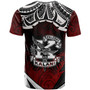 Hawaii Custom T-shirt - Kalani High School Red Falcon Polynesian Pattern Apparel