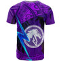 Hawaii Custom Polynesian T-shirt - Pearl City High School Horse and Thunder with Tribal Pattern