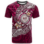 Hawaii Custom Personalised T-shirt - Farrington High School Maroon Polynesian Patterns