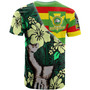 Hawaii Kaimuki High School Custom Polynesian Patronage T-shirt - Kaimuki High School Bloods In My Veins