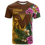 Hawaii Custom Personalised T-Shirt - Mililani Trojan High School Hawaiian Tropical Flowers T-shirt