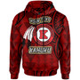 Hawaii Kahuku High & Intermediate School Custom Hoodie - Hawaii Kahuku High School Polynesian With Triangle Stylized Pattern